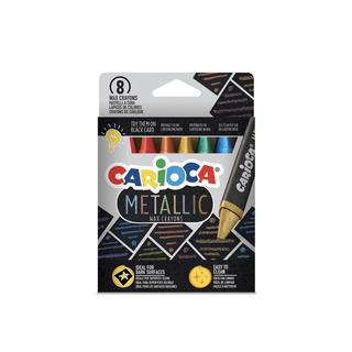 CARIOCA  Carioca Metallic Maxi Wax 8 pièce(s) 