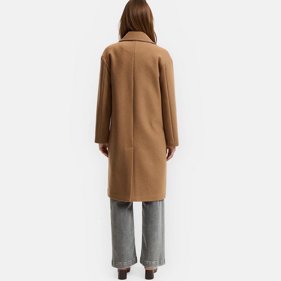 La Redoute Collections  Manteau drap laine mélangée 