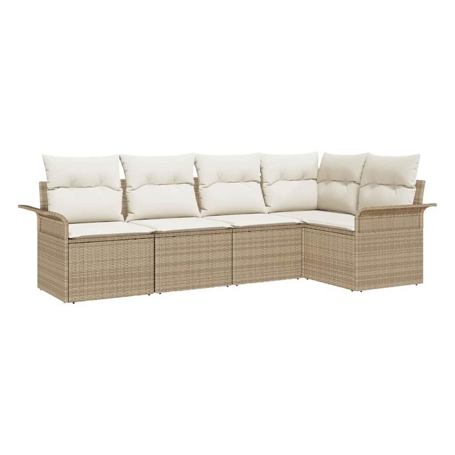 Set di divani da esterno Polyrattan
