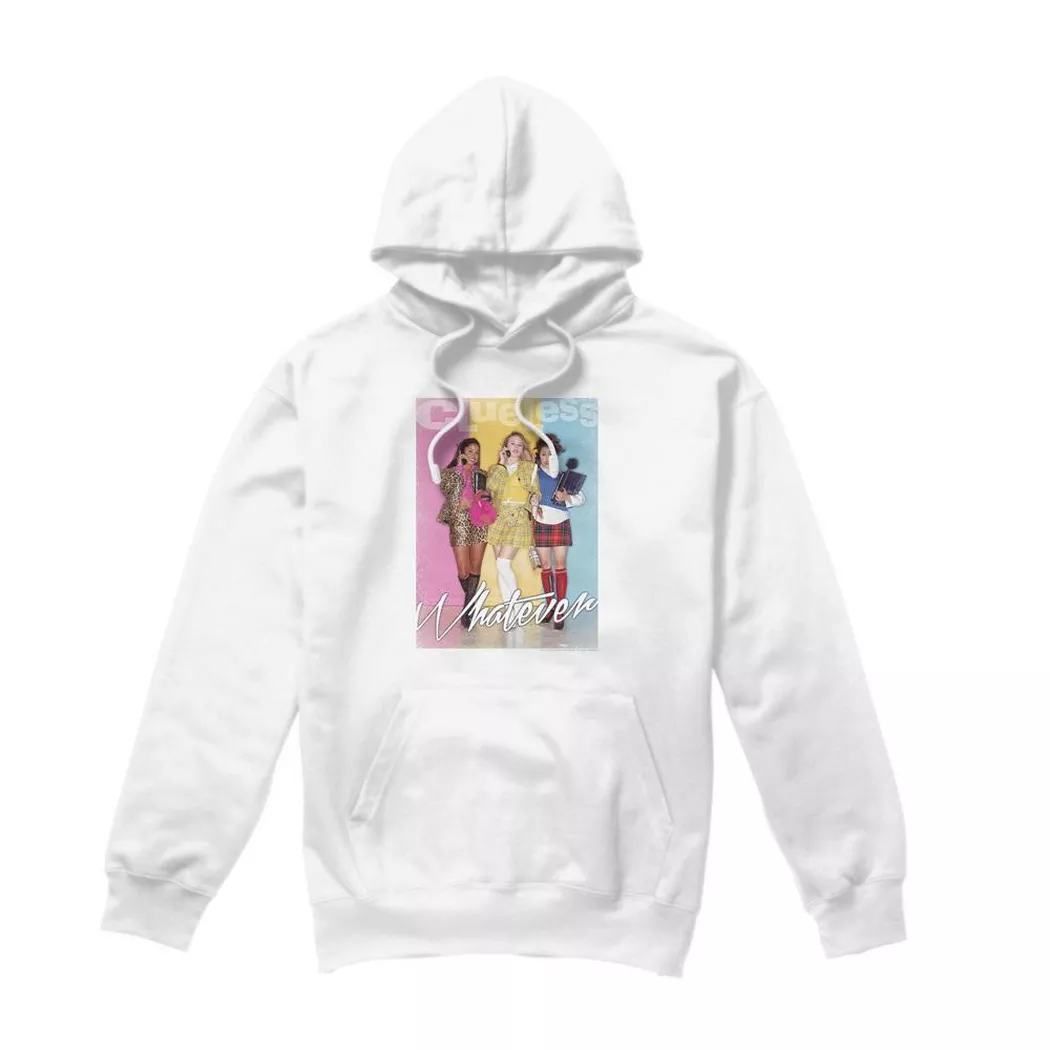Clueless - Whatever Kapuzenpullover, für Damen, Weiss, Größe L