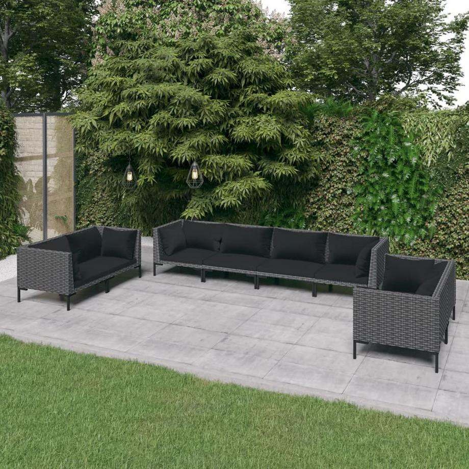 VidaXL Garten-lounge-set poly-rattan  