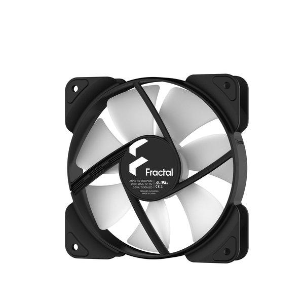 Fractal Design  Aspect 12 RGB PWM Case per computer Ventilatore 12 cm Nero 1 pz 