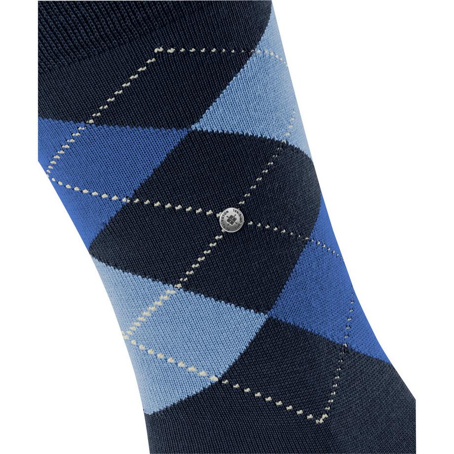 Burlington Edinburgh Rautenmuster Socken  