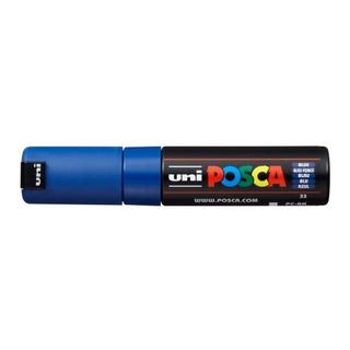 uni-ball UNI-BALL Posca Marker 8mm PC-8K BLUE blau, Keilspitze  