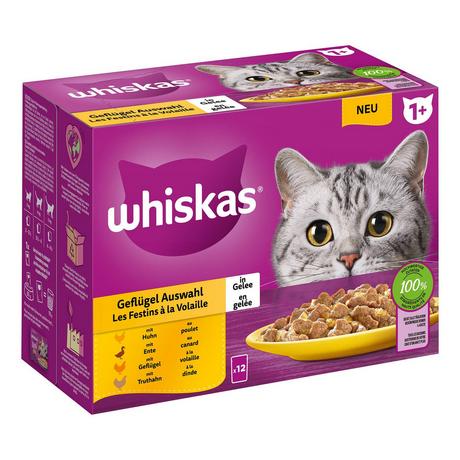 whiskas  1+ Geflügel Auswahl 12x85g 
