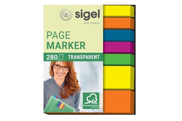 Sigel SIGEL Notes 6/12x50mm HN616 5 Farben ass. 280 Blatt  