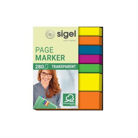 Sigel SIGEL Notes 6/12x50mm HN616 5 Farben ass. 280 Blatt  