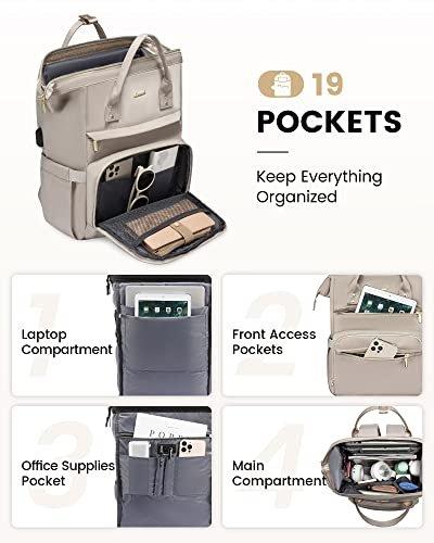 Only-bags.store  Sac à dos, sac à dos étanche pour ordinateur portable 15,6 pouces, grand sac à dos avec port de chargement USB, sacs à dos pour le travail, le bureau, les voyages 