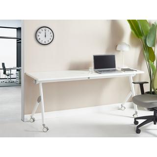 Beliani Bureau pliable en Acier Moderne BENDI  