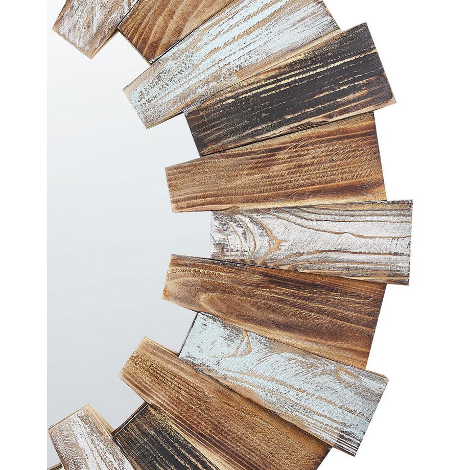 Beliani Wandspiegel aus MDF-Platte Rustikal ECATEPEC  