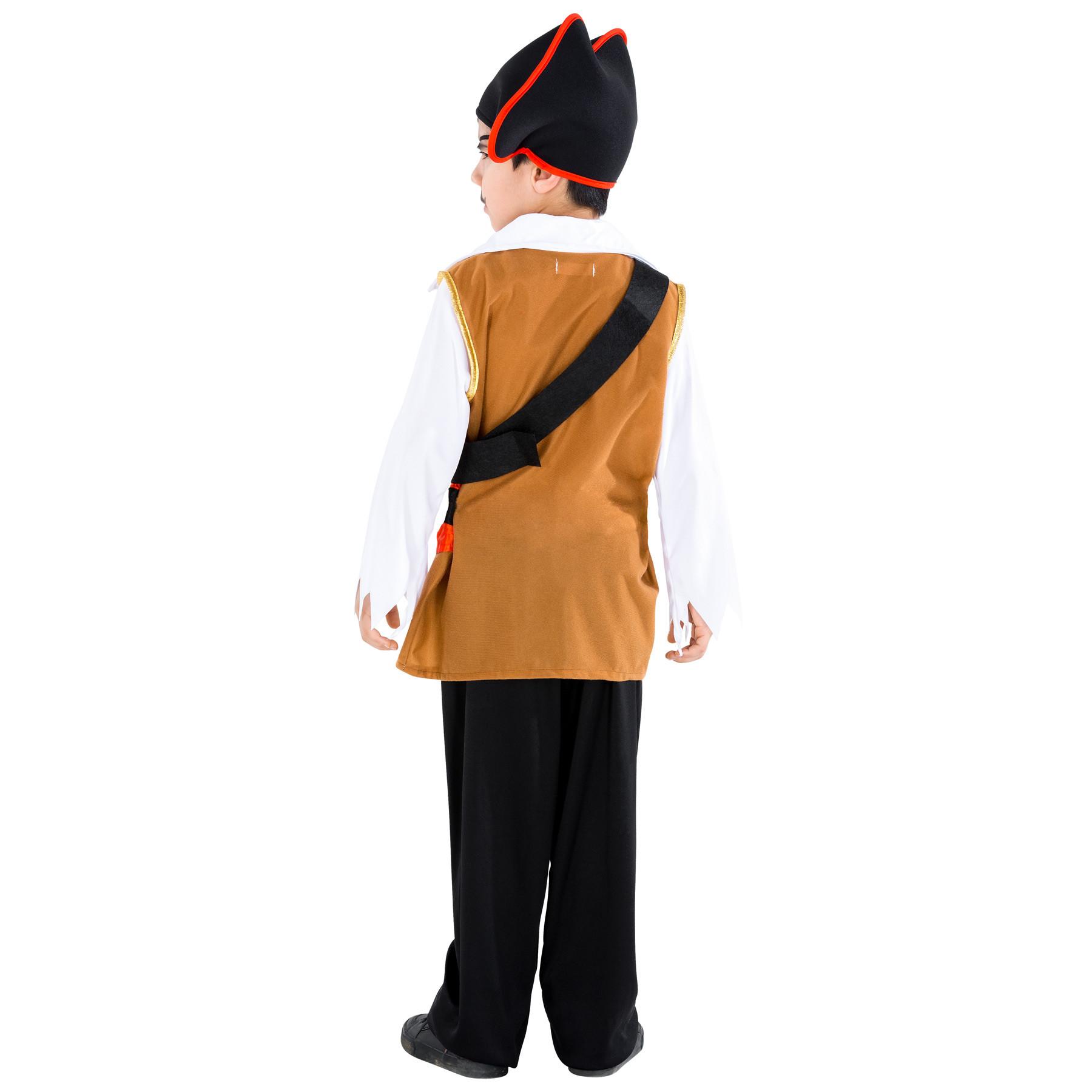 Tectake  Costume da bambino/ragazzo - Capitano Ole il Guercio 