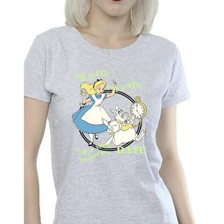 Disney  Alice In Wonderland I'm Late TShirt 