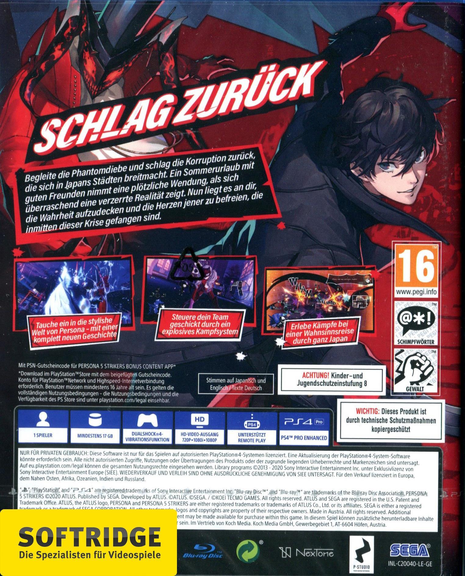 ATLUS  Persona 5 Strikers - Limited Edition 