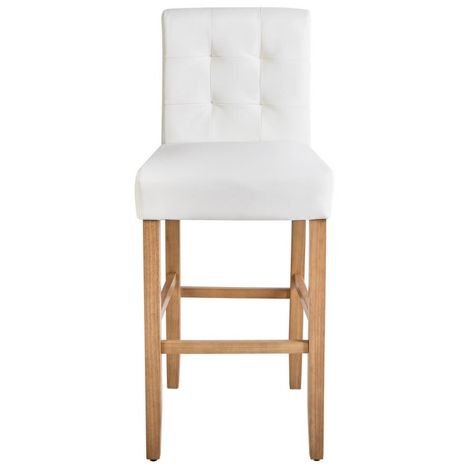 Beliani Set mit 2 Barstühlen aus Kunstleder  MADISON  