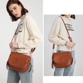 Only-bags.store Kleine PU-Leder Crossbody-Tasche Mehrere Taschen  