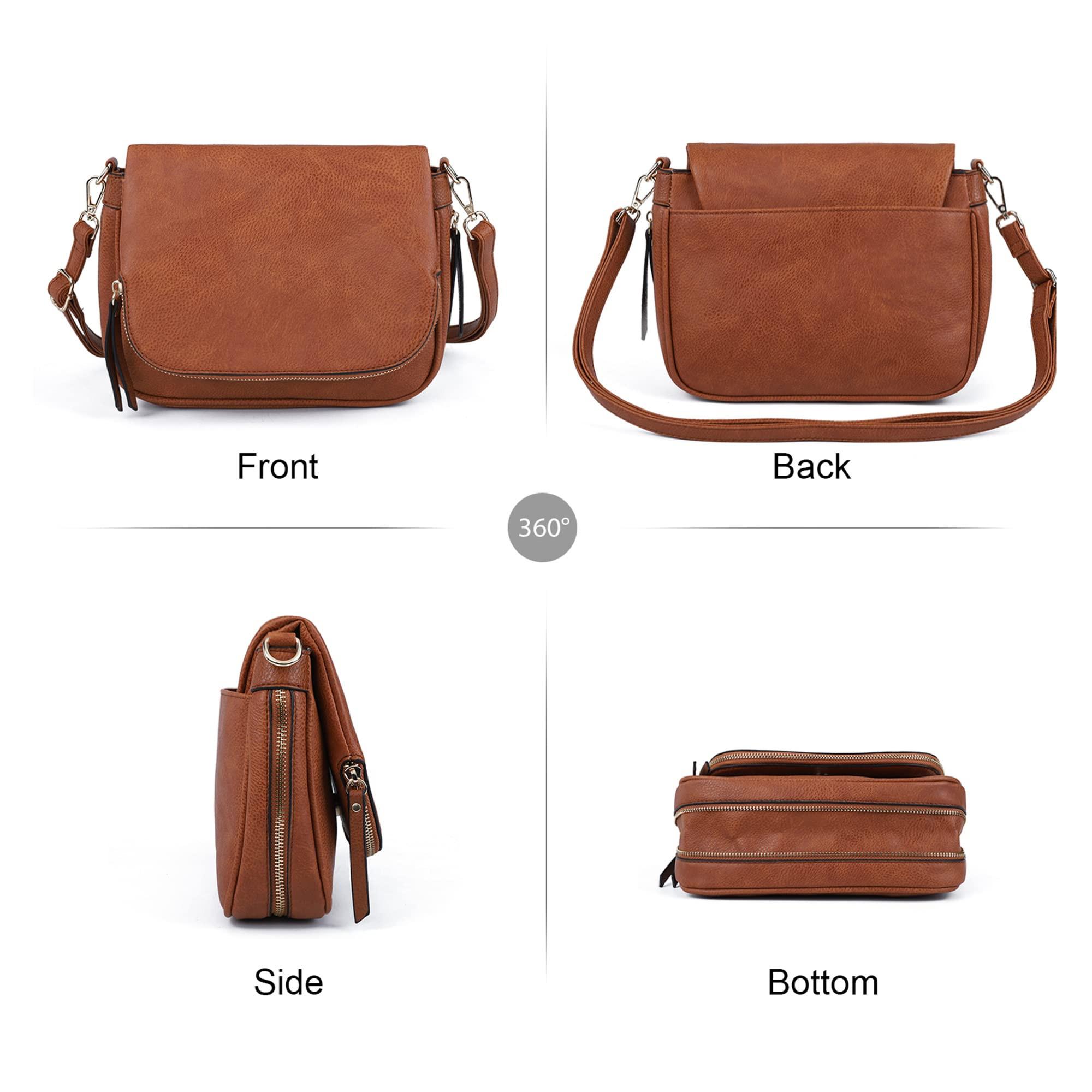 Only-bags.store Kleine Crossbody-Tasche , PU-Leder, über die Schulter, Crossbody-Handtaschen mit mehreren Taschen Kleine Crossbody-Tasche , PU-Leder, über die Schulter, Crossbody-Handtaschen mit mehreren Taschen 