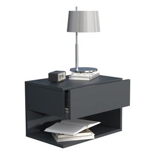 VCM Nachtschrank | Wandschublade | Wandboard | Nachttisch | Maße ca. H. 30 x B. 45 x T. 32 cm - Usal XL 45 cm  