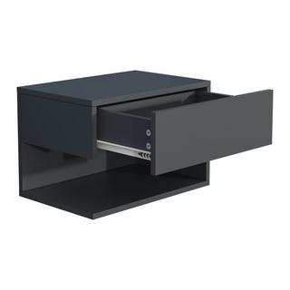 VCM Nachtschrank | Wandschublade | Wandboard | Nachttisch | Maße ca. H. 30 x B. 45 x T. 32 cm - Usal XL 45 cm  