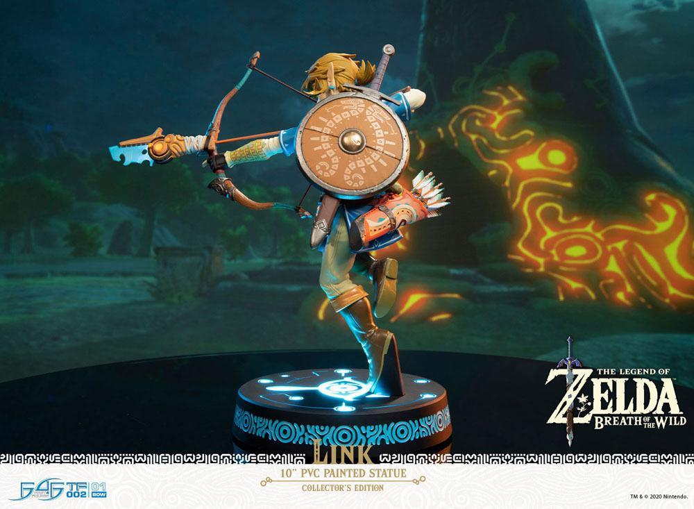 F4F  Zelda Breath of the Wild PVC Link Statue (25cm) - Collector's Edition 