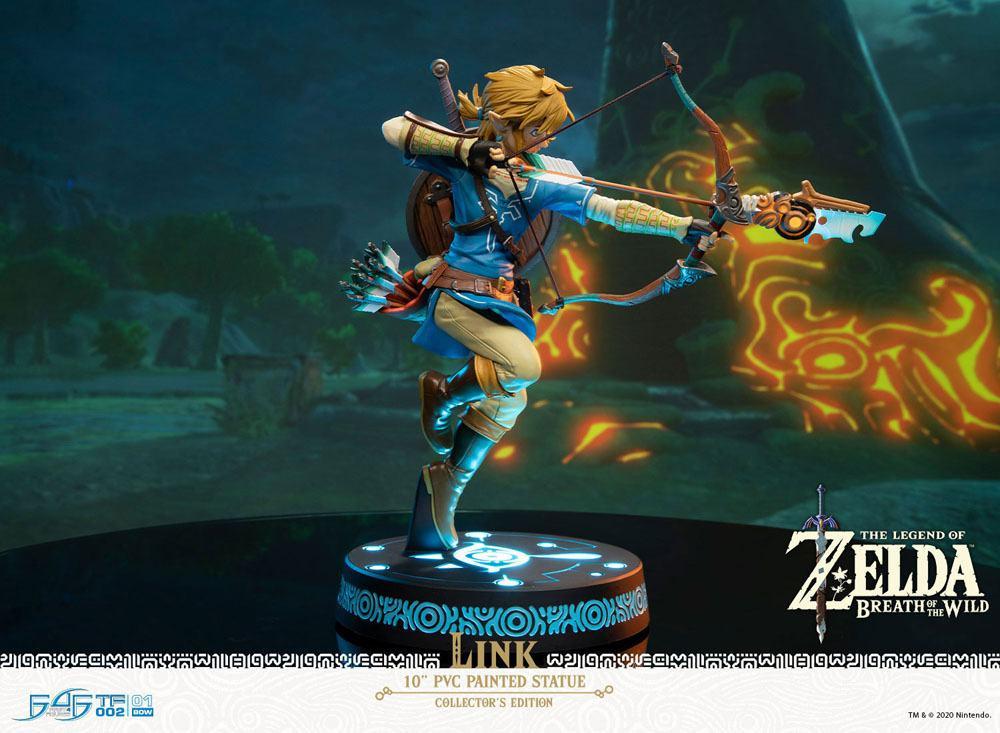 F4F  Zelda Breath of the Wild PVC Link Statue (25cm) - Collector's Edition 