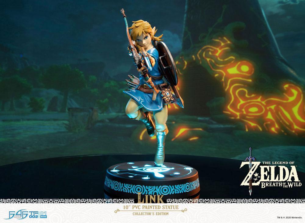 F4F  Zelda Breath of the Wild PVC Link Statue (25cm) - Collector's Edition 