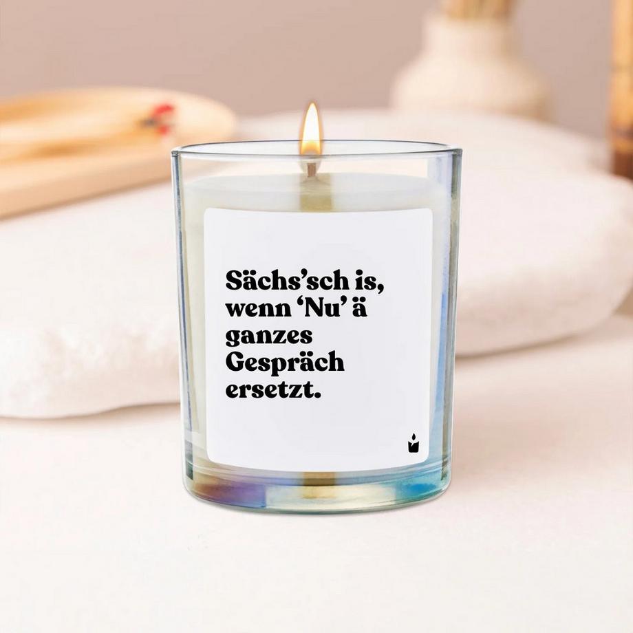 CandleHand Duftkerze Rainbow Woody Sächs’sch is, wenn ‘Nu’ ä ganzes Gespräch ersetzt.  