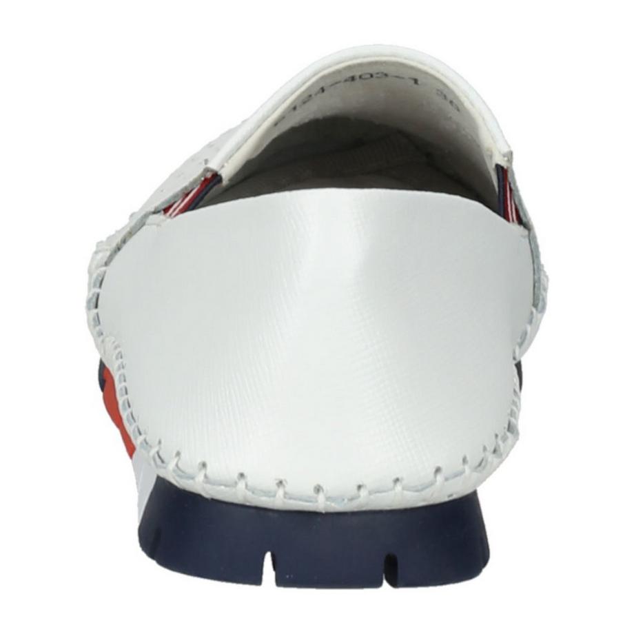 Cosmos Comfort Perforierter Slipper mit bunter Sohle  