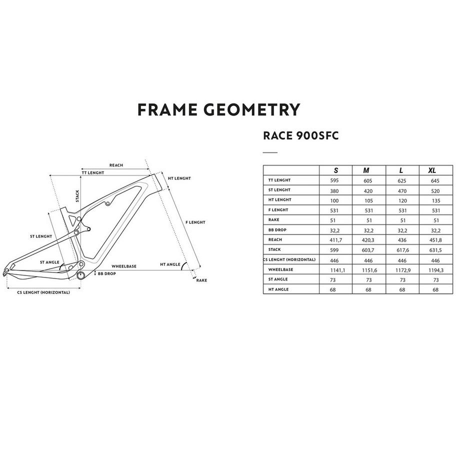 ROCKRIDER  VTT XC Fully Race 900 S tout suspendu carbone 29 pouces 