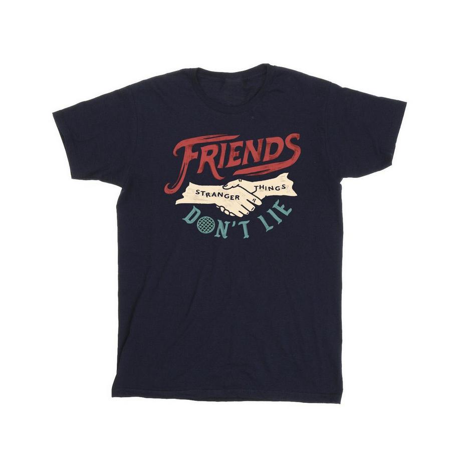 Stranger Things Friends Don't Lie Maglietta Mani