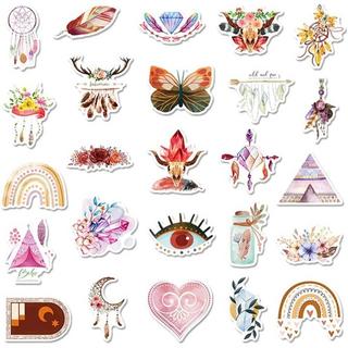 Gameloot Aufkleber - Boho-inspirierte Motive - 50 Stk  