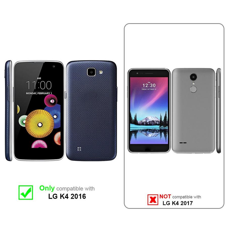 Cadorabo  Housse compatible avec LG K4 2016 - Coque de protection en silicone TPU flexible 