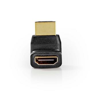 Nedis  Adattatore HDMI™ | Connettore HDMI™ | Uscita HDMI™ | Placcato oro | Angolato di 270° | ABS | Nero | 1 pz. | Scatola 