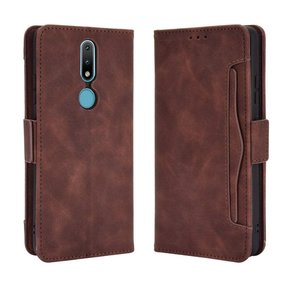 Cover-Discount  Nokia 2.4 - Etui avec de nombreux rangements pour cartes noir 