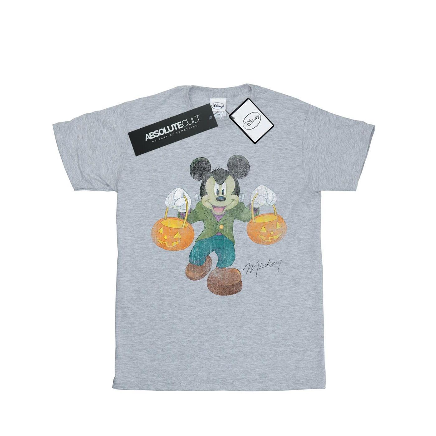 Image of Frankenstein Mickey Mouse Tshirt Unisex Grau 140/146