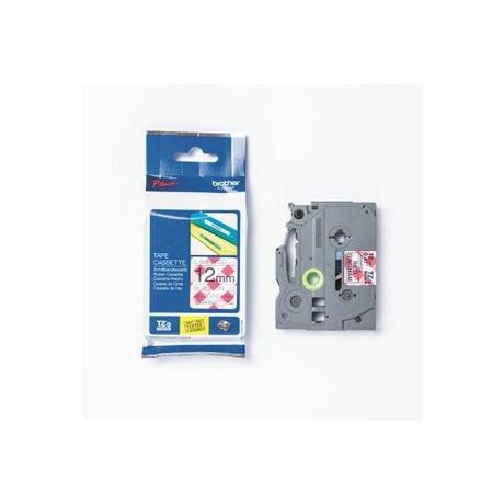 brother  Nastro decorativo Brother TZe TZe-MPRG31 Colore Nastro: Bianco (con griglia rossa) Colore carattere:Nero 12 mm 4 m 