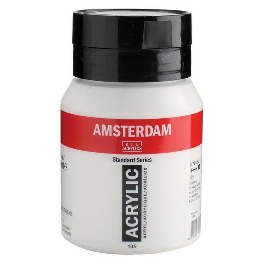 TALENS Acrylfarbe Amsterdam 500ml 17721052 Titanweiss