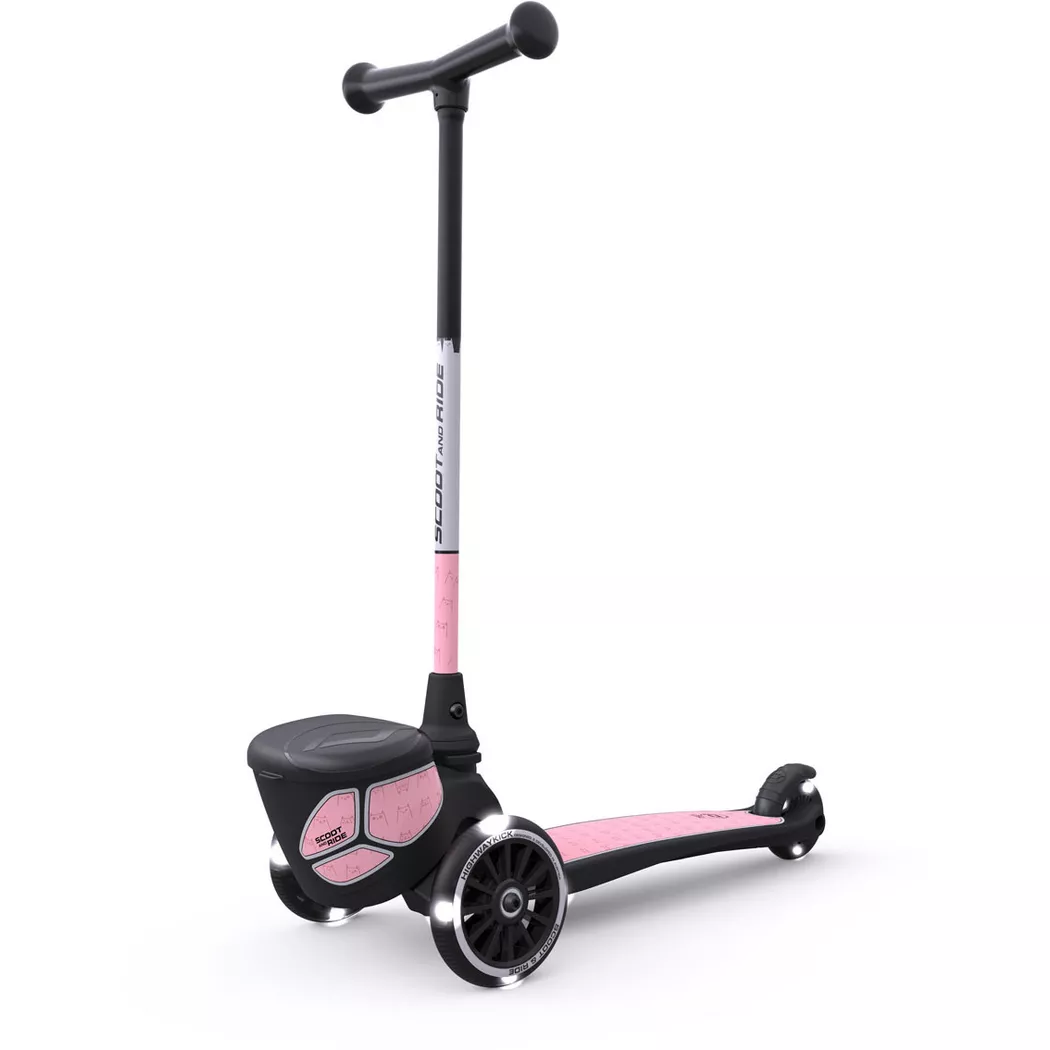 Scoot and Ride - Mini Highwaykick 2 Lifestyle reflective Rose, One Size, Rosa