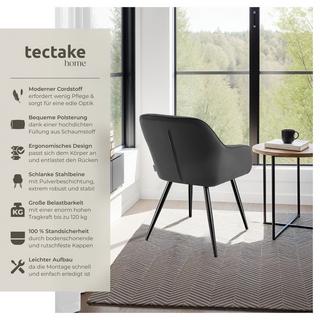 Tectake Chaise Marilyn, aspect corde, rembourrée  