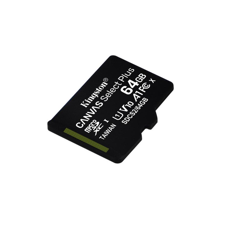 Kingston  Canvas Select Plus (microSDXC, 64GB, U1, UHS-I) 