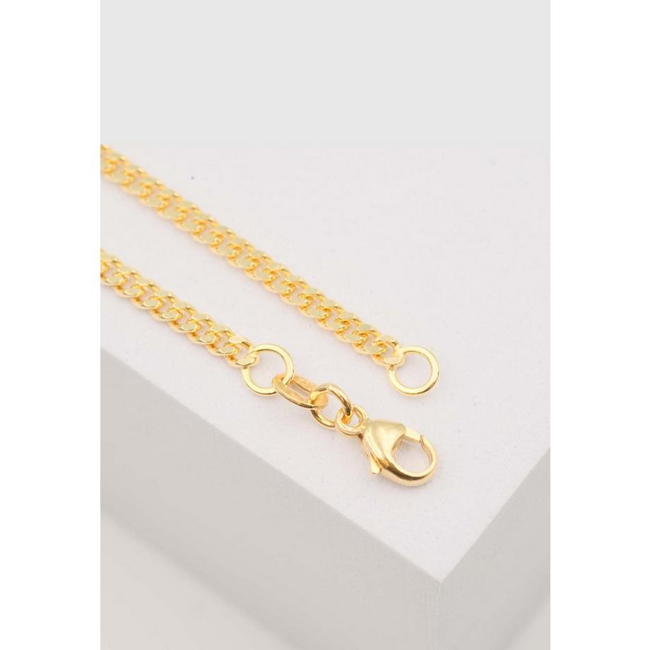 MUAU Schmuck  Collier gourmette or jaune 375, 2.6mm, 45cm 