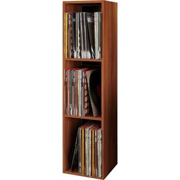 Bois Disques vinyles LP Stand Étagère d'archivage Support de rangement Platto 3 compartiments