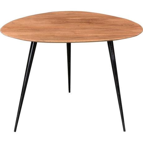 mutoni Table d'appoint acacia 54x49  