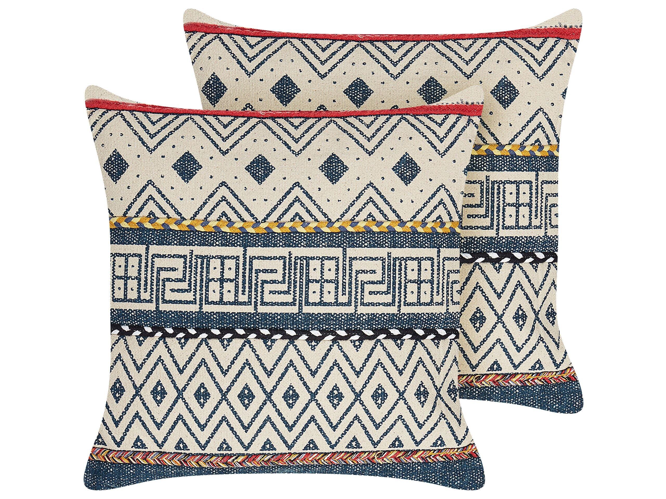 Image of Kissen 2er Set aus Baumwolle Modern SOUK Kissen 2er Set aus Baumwolle Modern SOUK