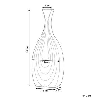 Beliani Dekovase aus Keramik Modern THAPSUS  