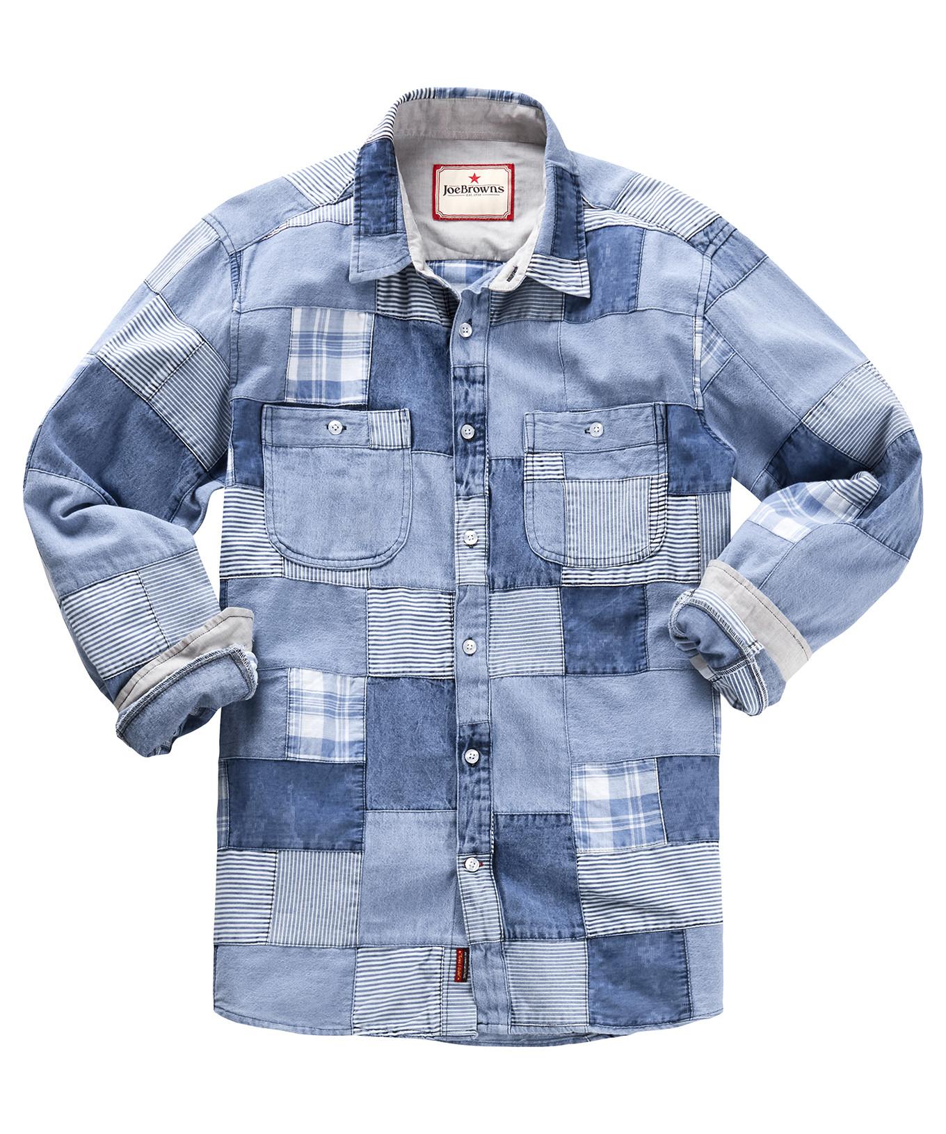 Joe Browns Gemischtes Patchwork Hemd  