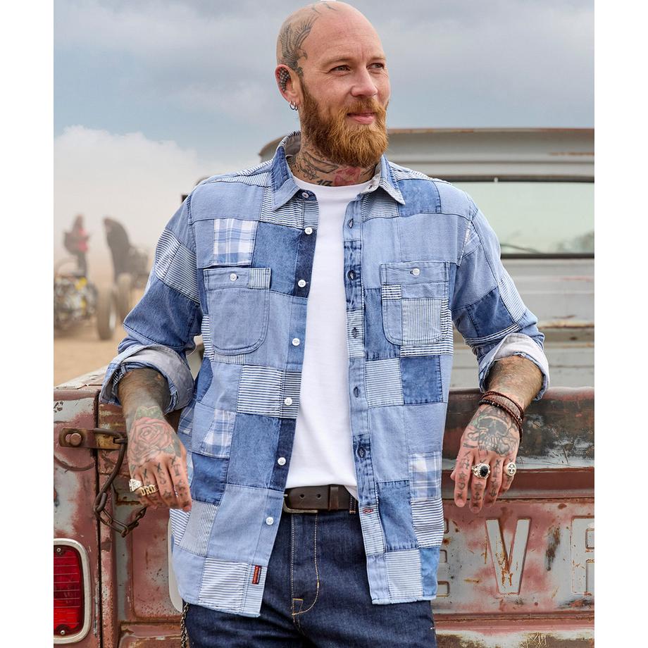 Joe Browns Chemise Patchwork Mélangée  