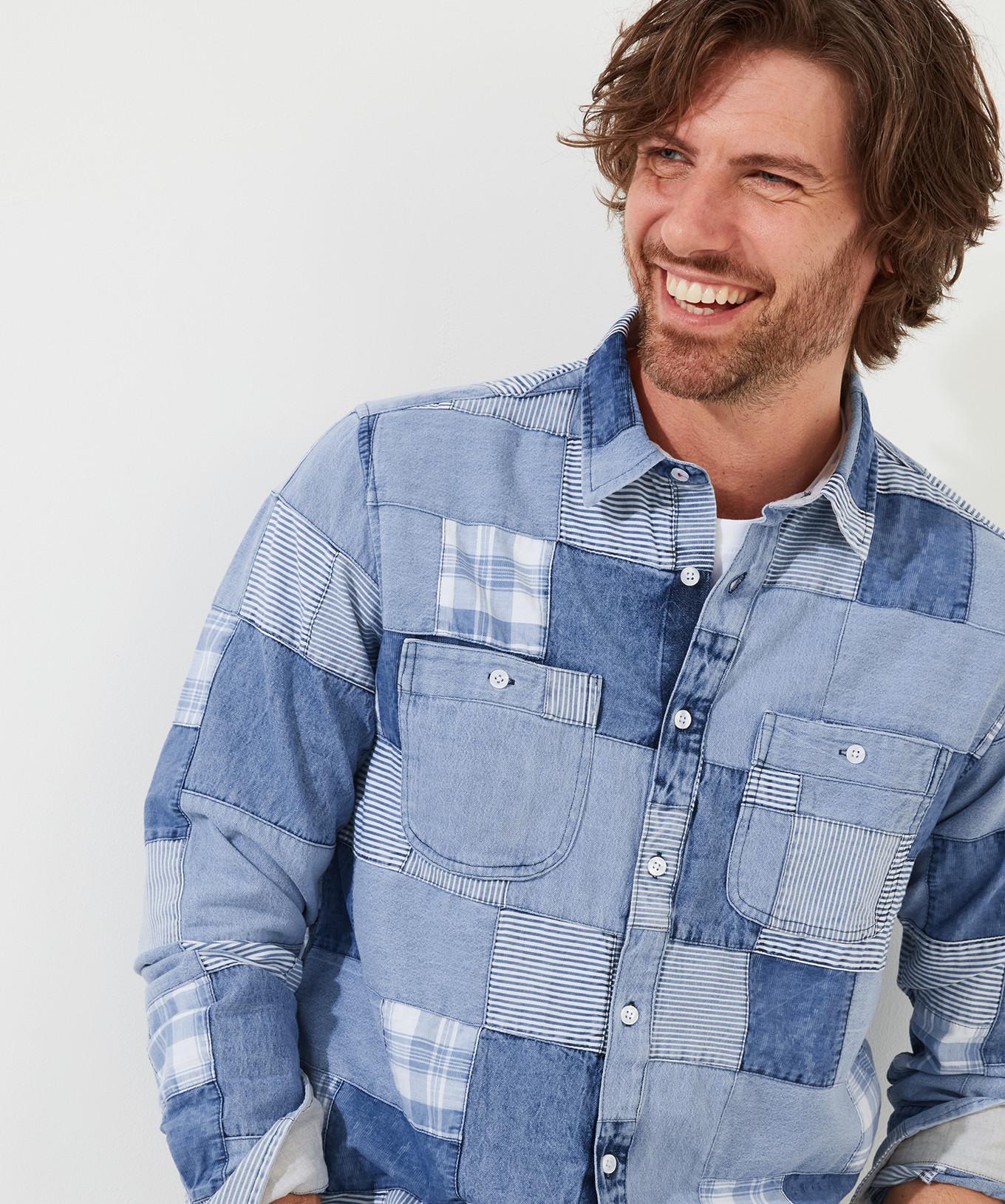 Joe Browns Gemischtes Patchwork Hemd  