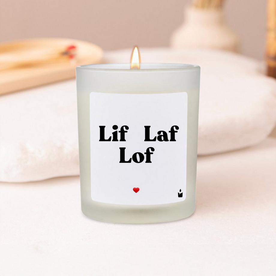 CandleHand Duftkerze Woody Lif Laf Lof  