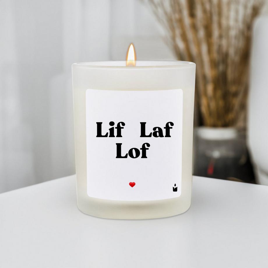 CandleHand Duftkerze Woody Lif Laf Lof  