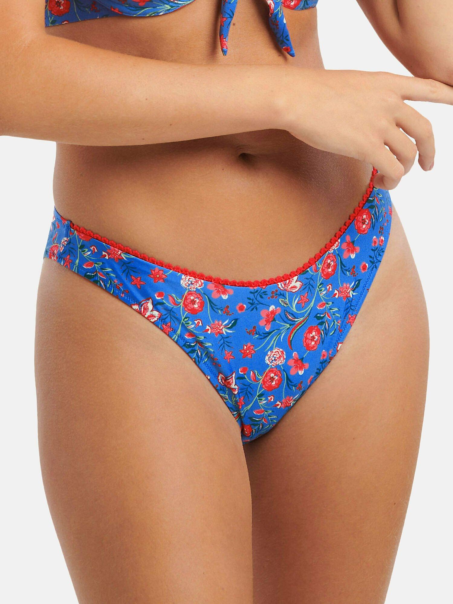 Image of Bikini-strümpfe Mit Tiefem Beinausschnitt Java Damen Blau 36